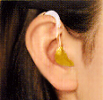 耳掛け補聴器の耳型耳栓