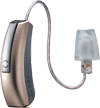 超小型耳掛け型補聴器