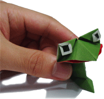 折り紙カエル