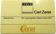 Carl Zeiss(カールツアイス)。ビンテージメガネ